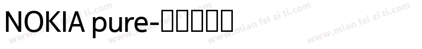 NOKIA pure字体转换